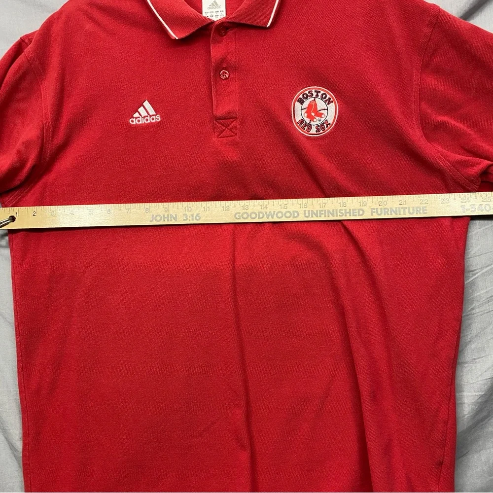 Boston Red Sox Adidas Polo Collar‎ Shirt Size | XL